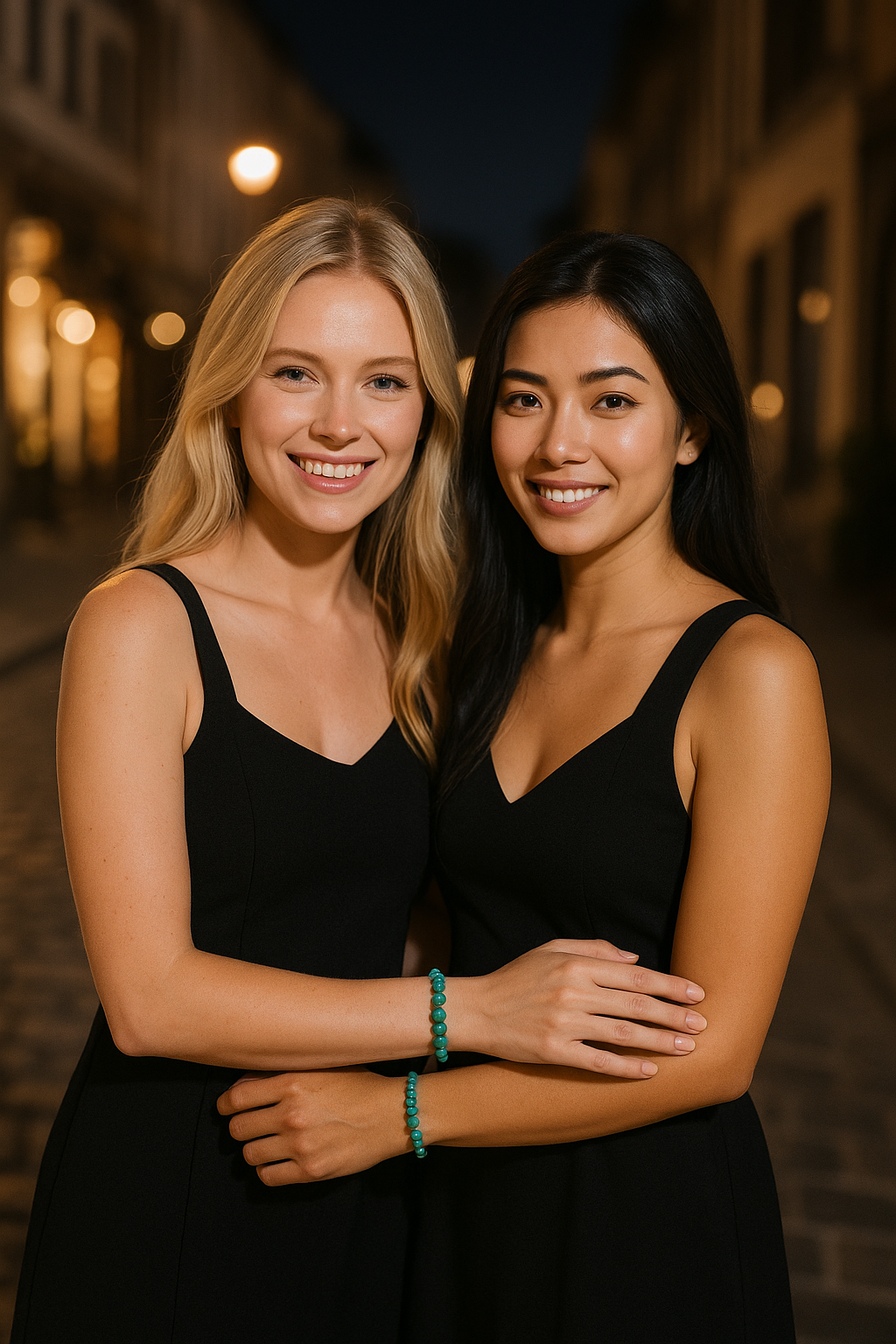 Chrysocolla Communication Imprinted Beaded Braceletinte dFrequency Beaded Bracelet