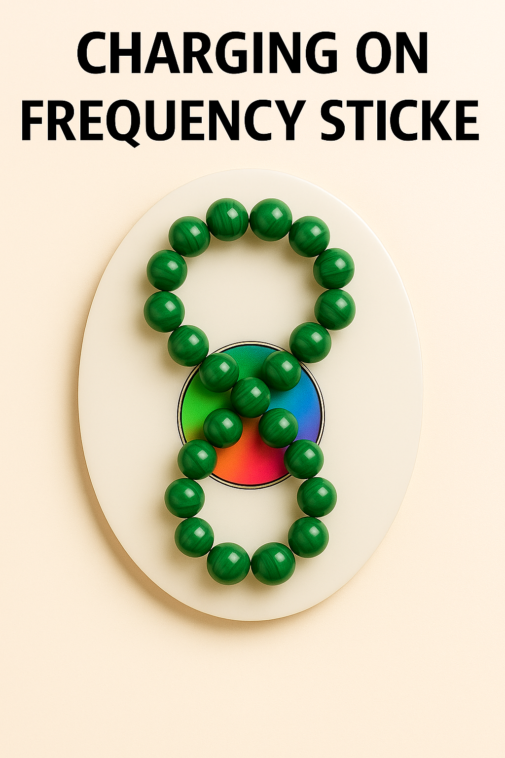 Malachite Balance Imprinted Frequency Bracelet