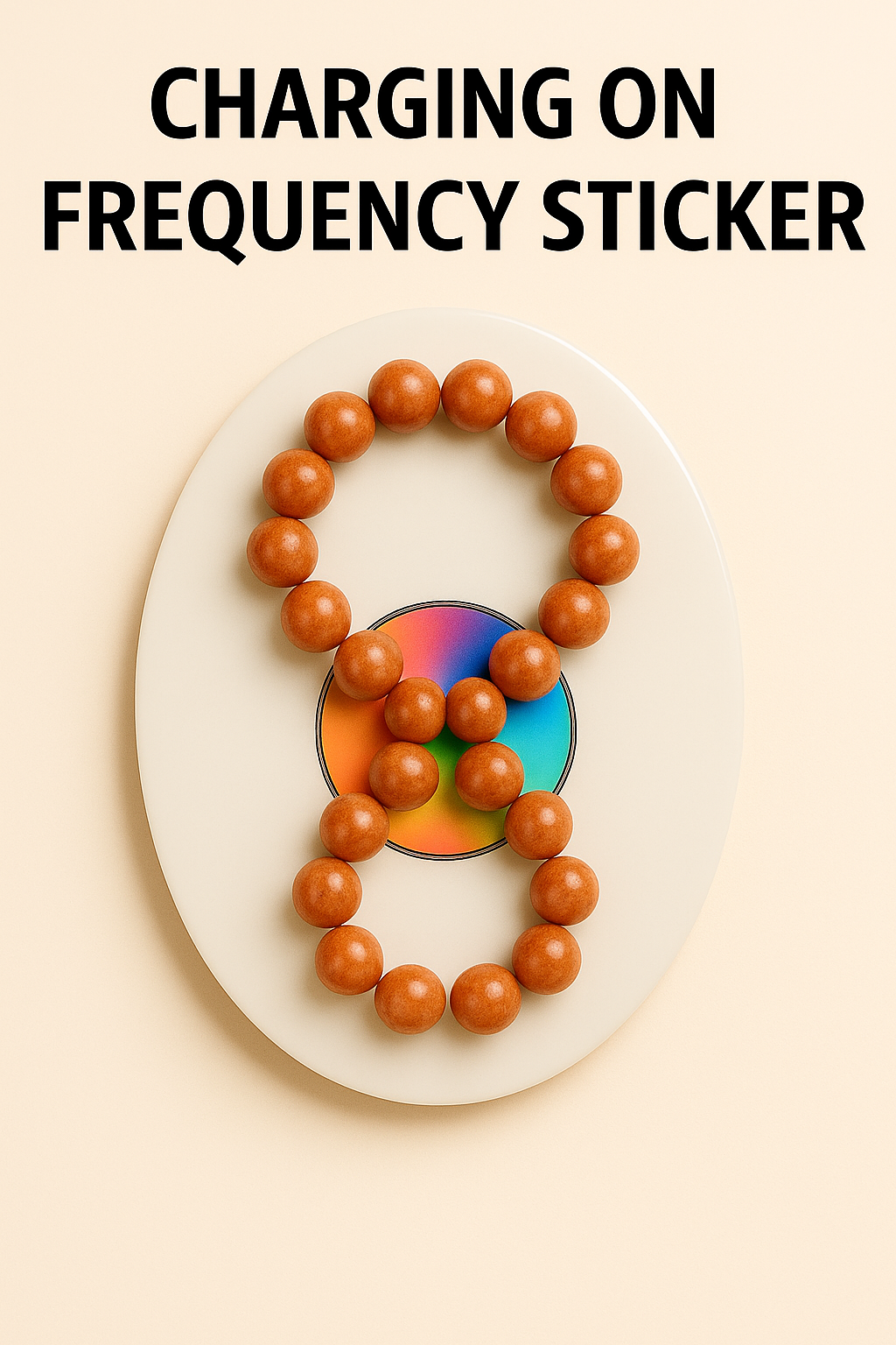 Sunstone Emotional Balance Imprinted Frequency Beaded Bracelt