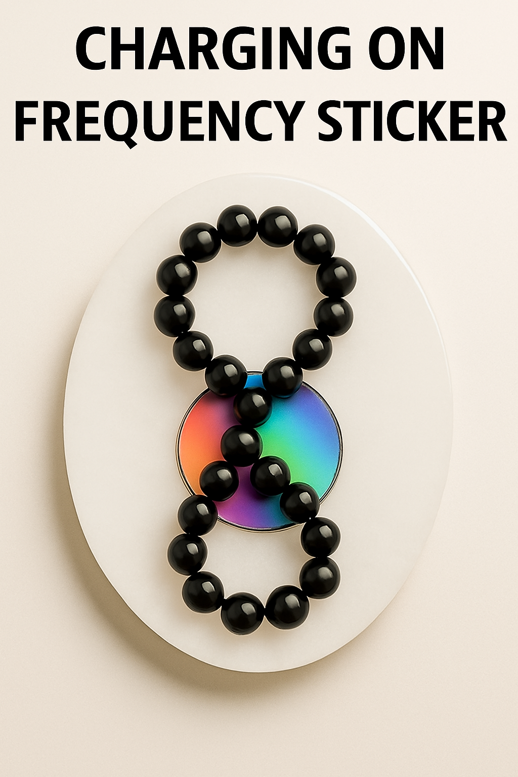 Lava Rock - Resilience Imprinted Frequency Beaded Bracelet