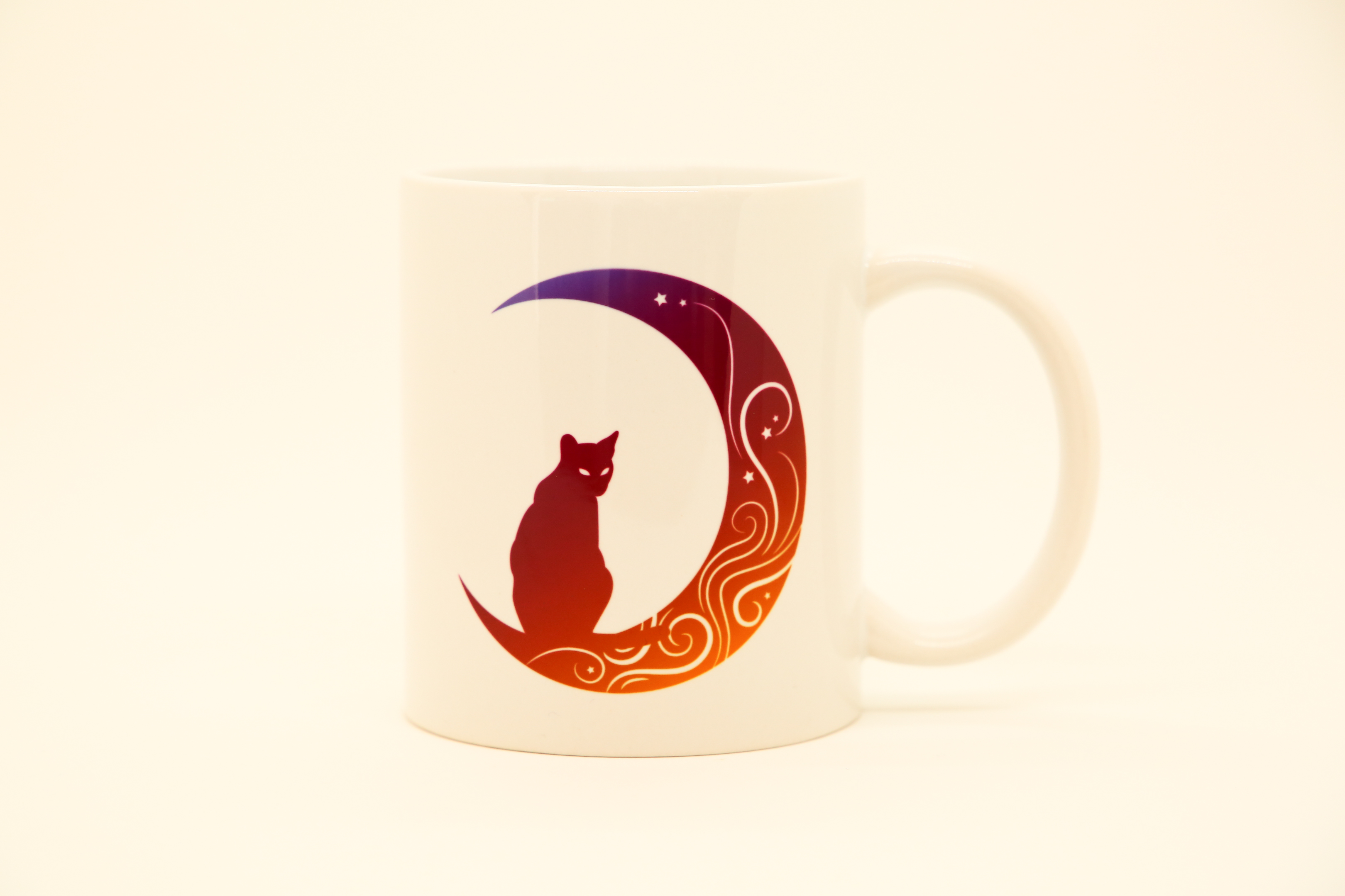 Moon and Cat Mug