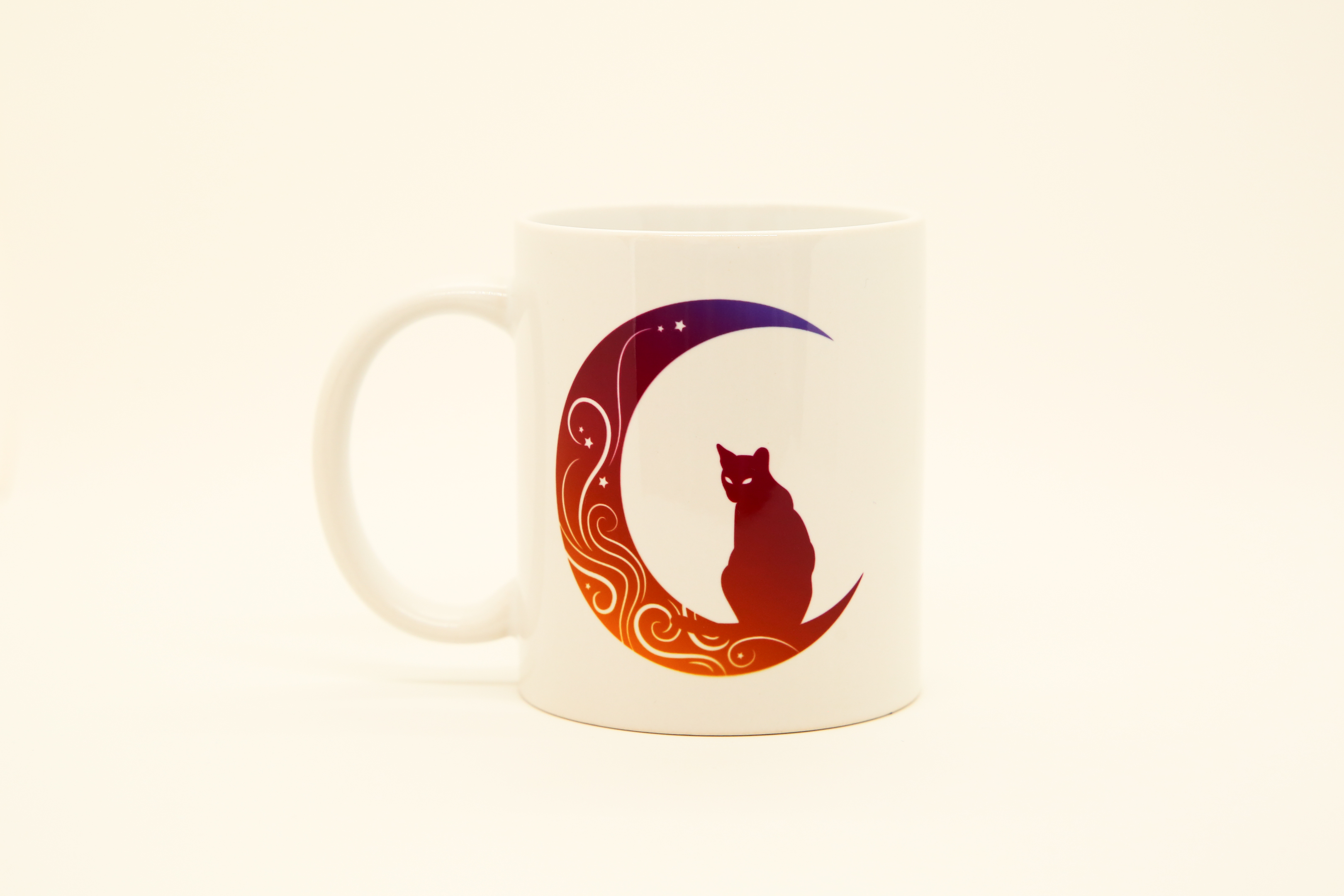 Moon and Cat Mug