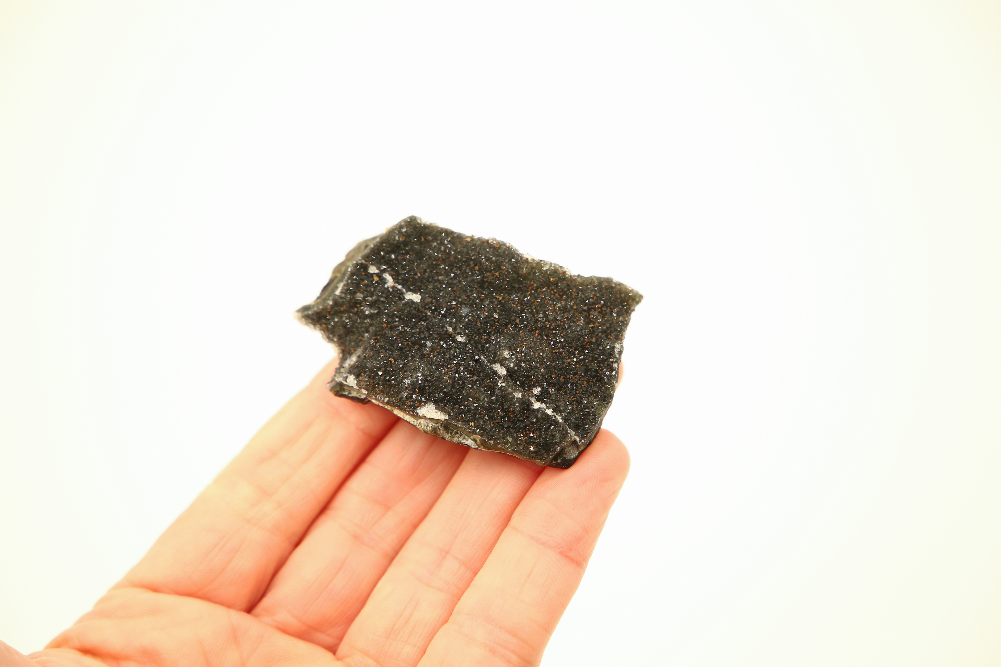 Collectors Black Amethyst Druse Bed