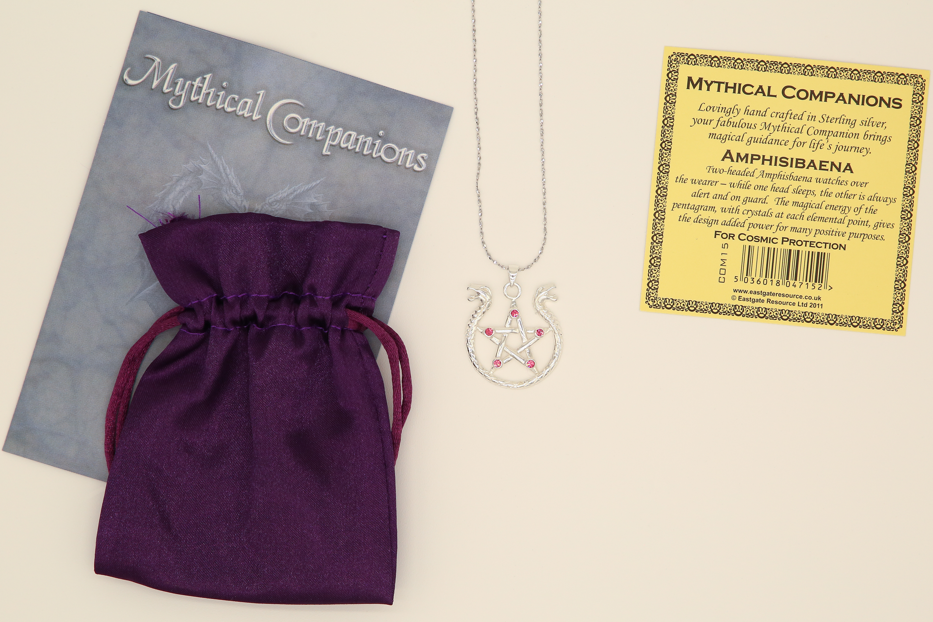'Amphisibaena' Pendant - Sterling Silver