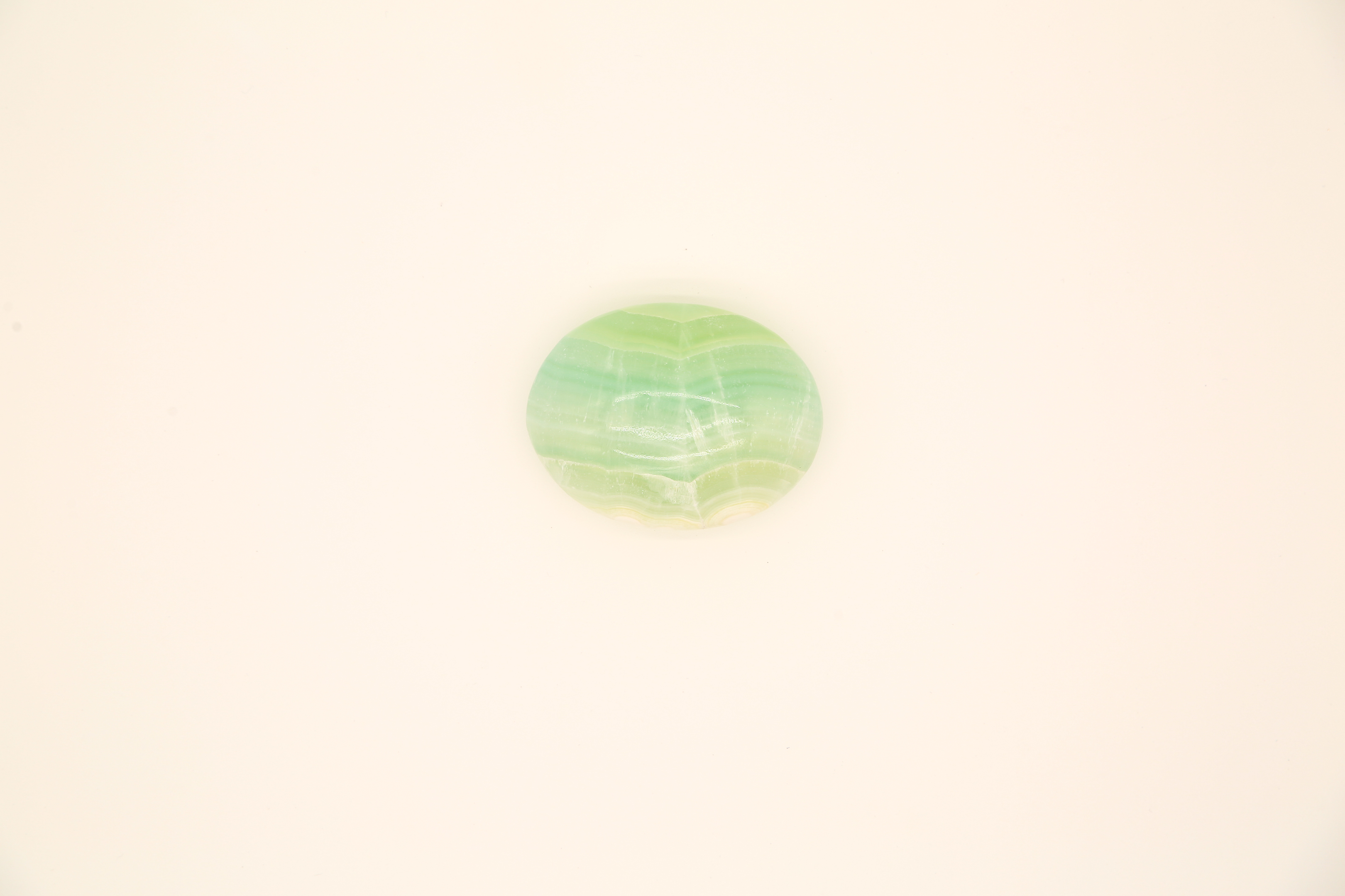 Large Pistachio Calcite Palmstone