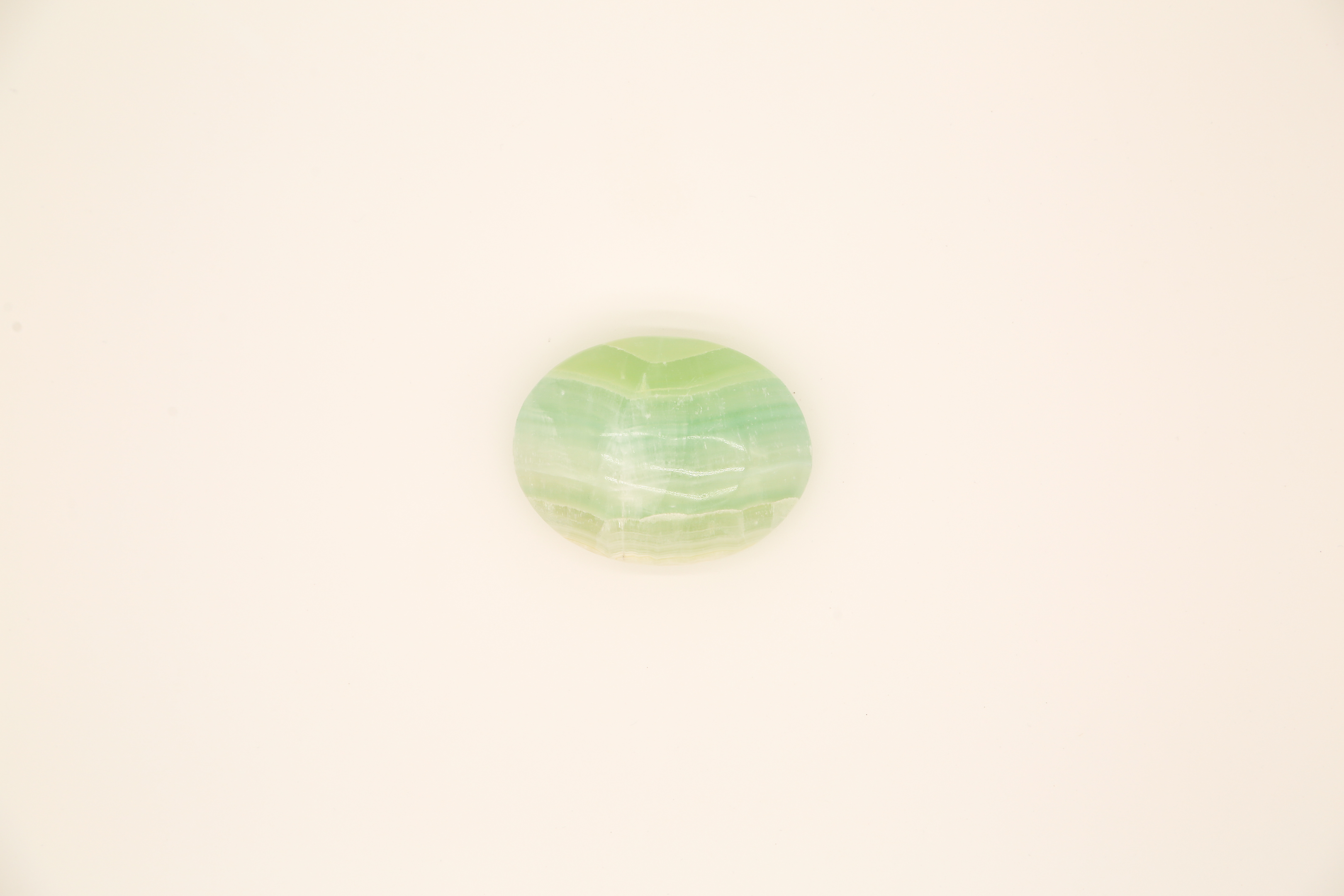 Large Pistachio Calcite Palmstone