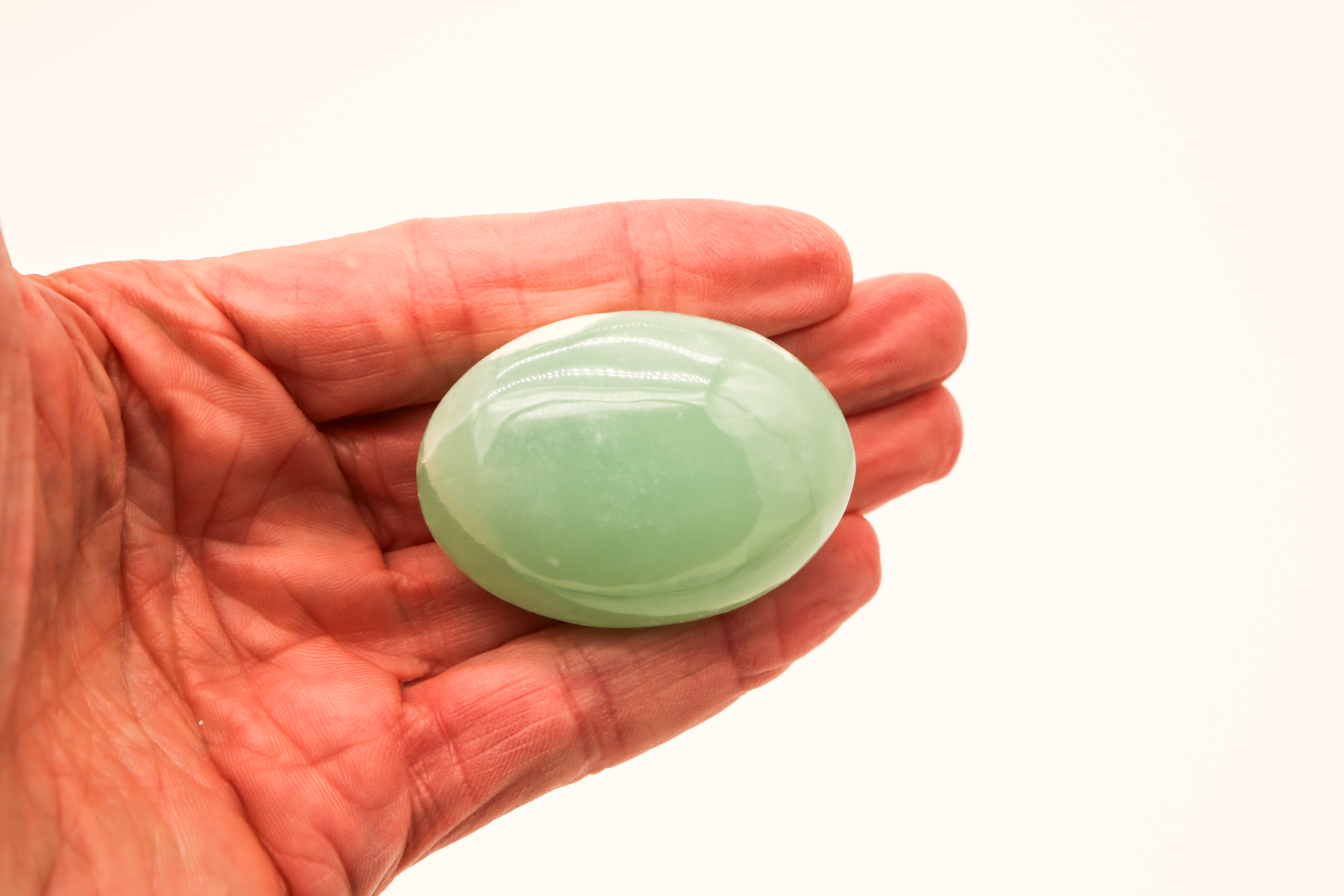 Pistachio Calcite Palmstone
