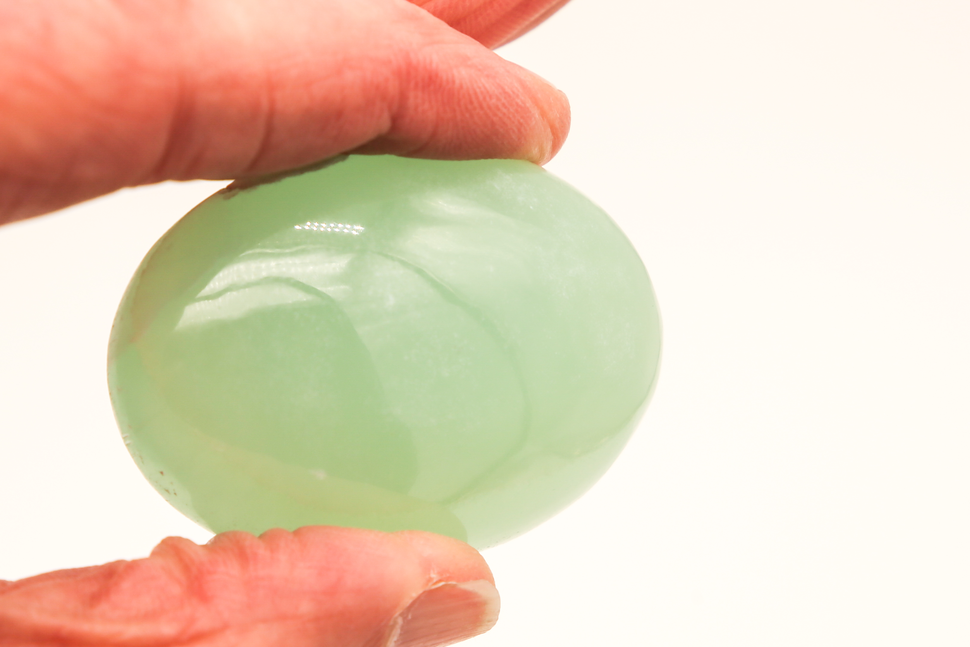 Pistachio Calcite Palmstone