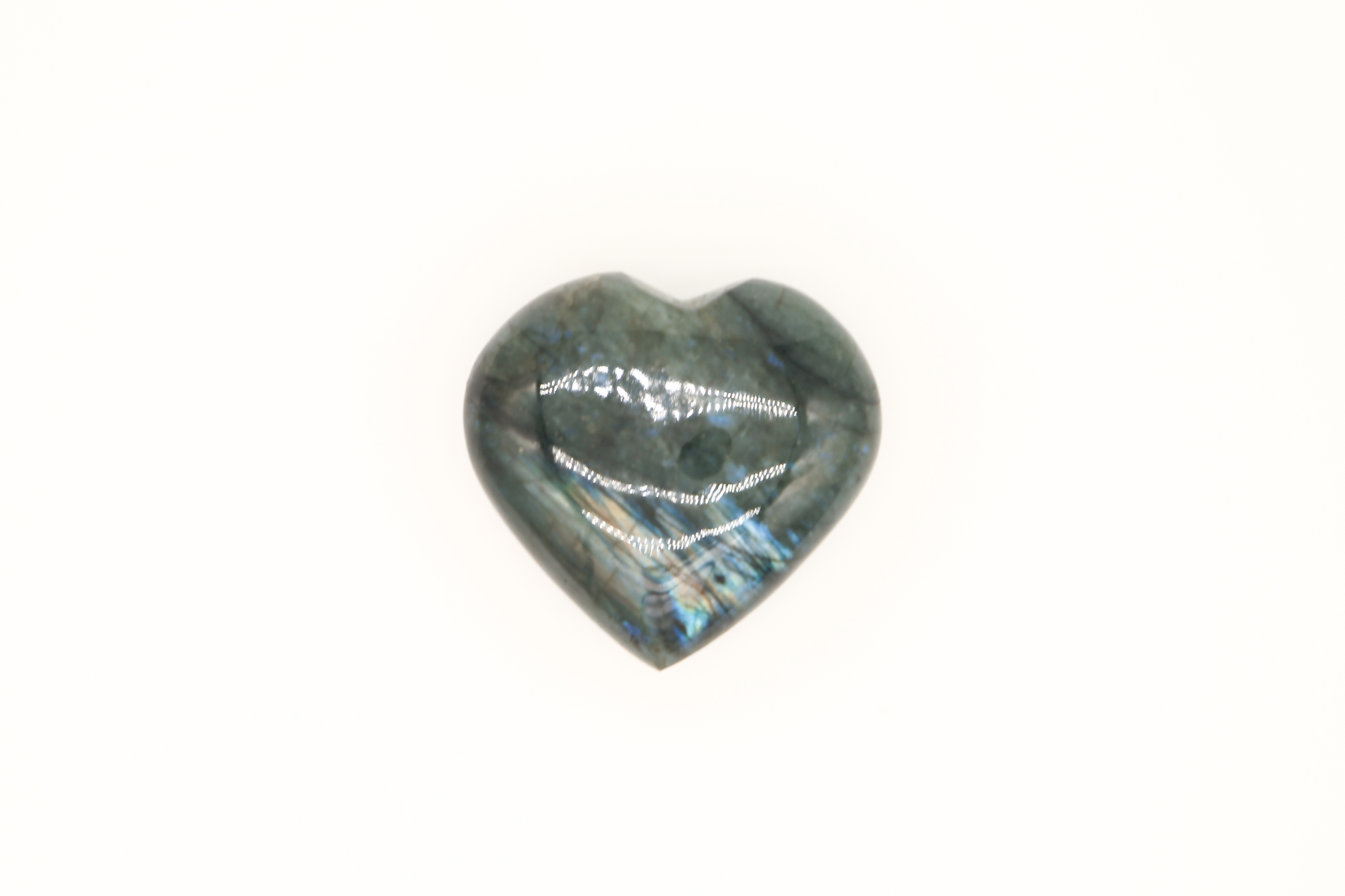 Labradorite Heart