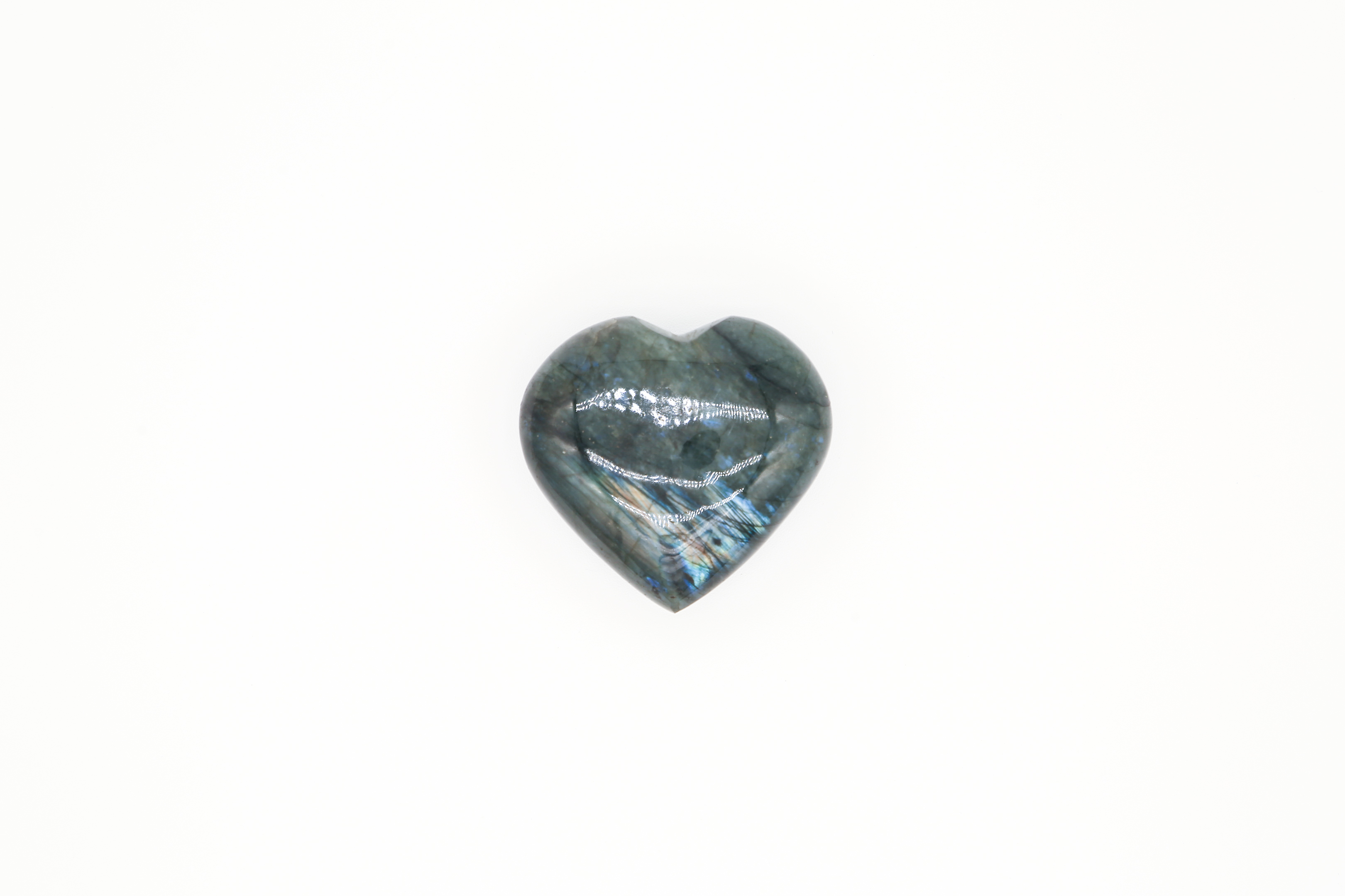 Labradorite Heart