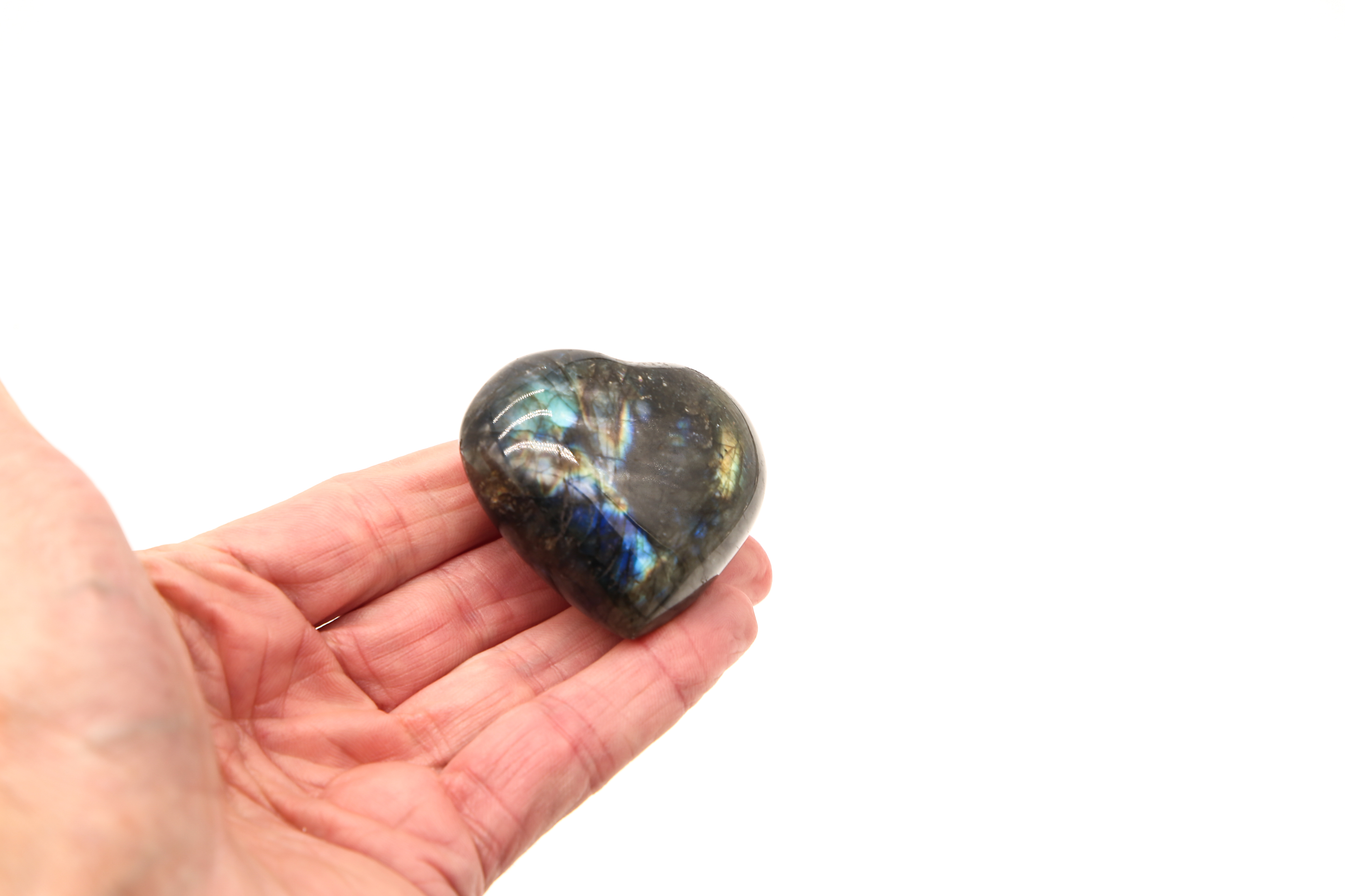 Small Labradorite Heart