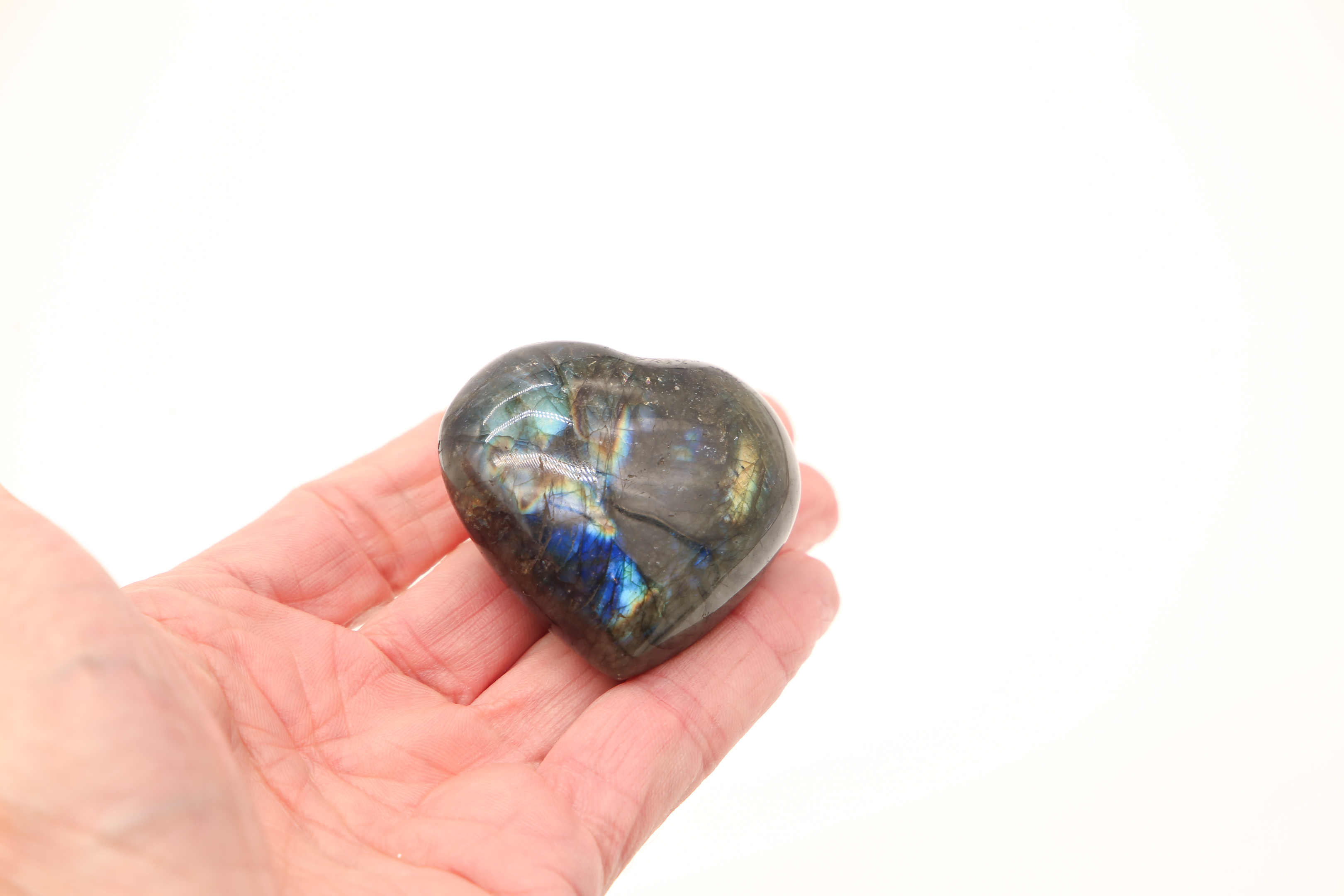 Small Labradorite Heart