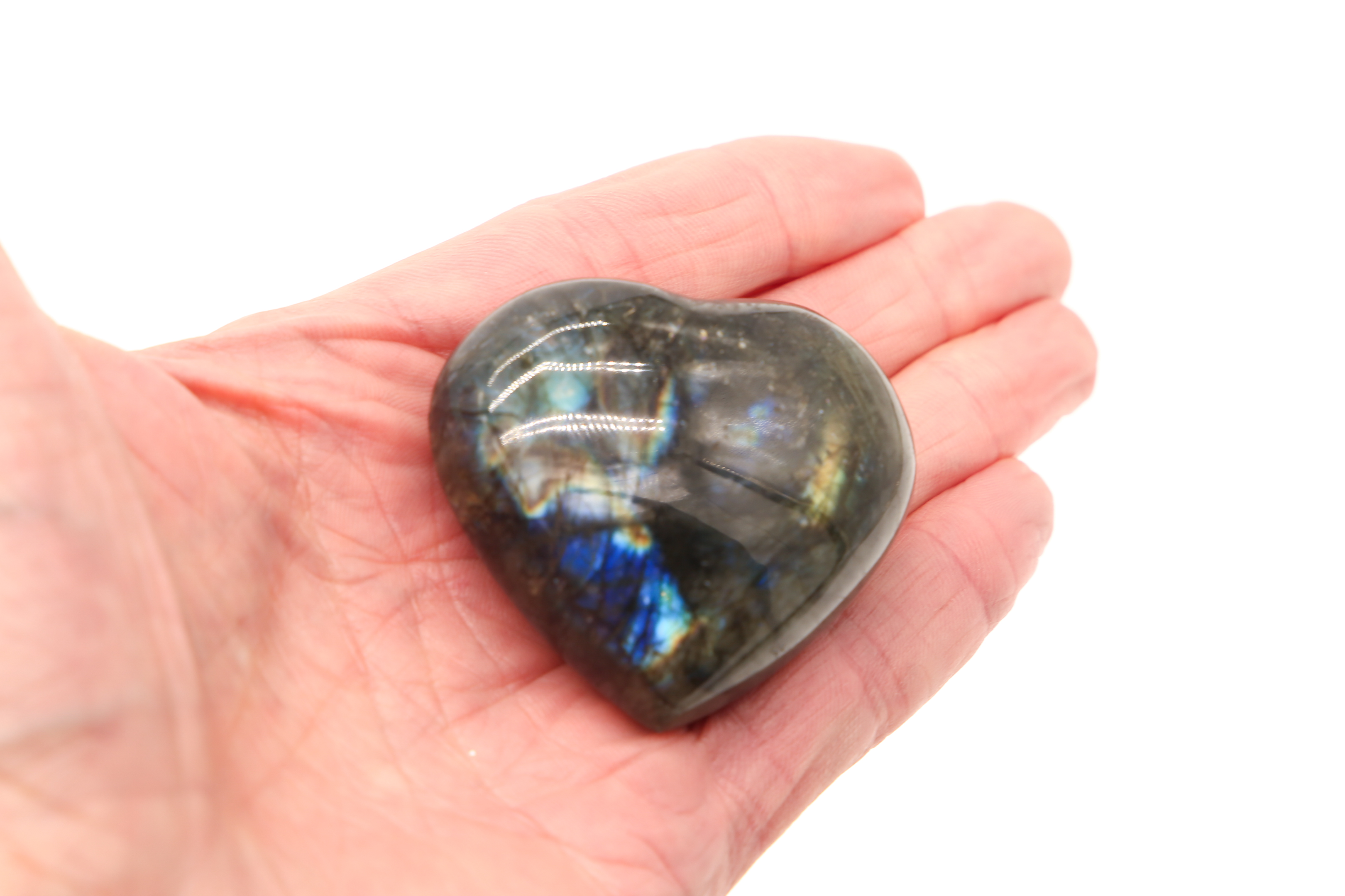 Small Labradorite Heart