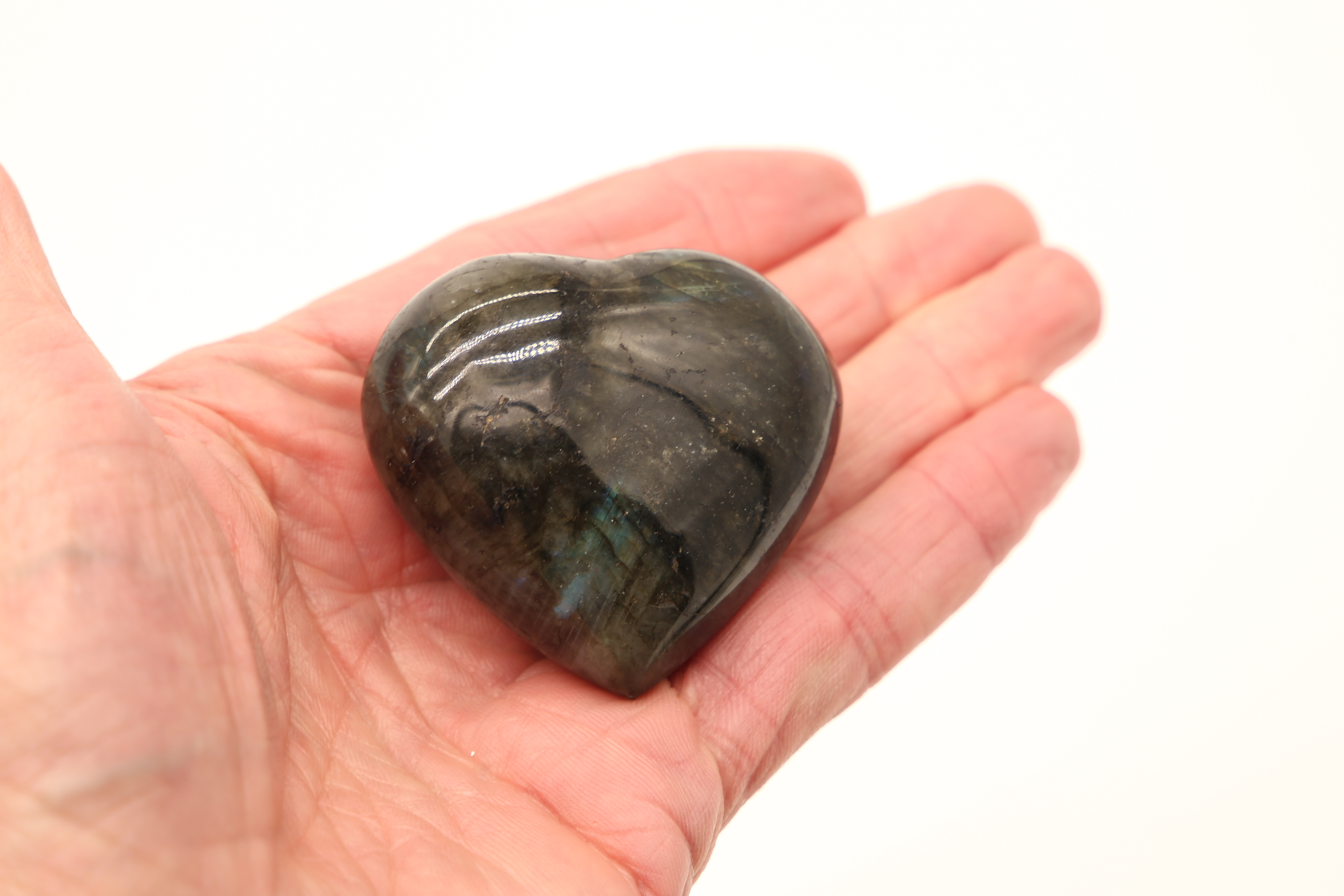 Small Labradorite Heart