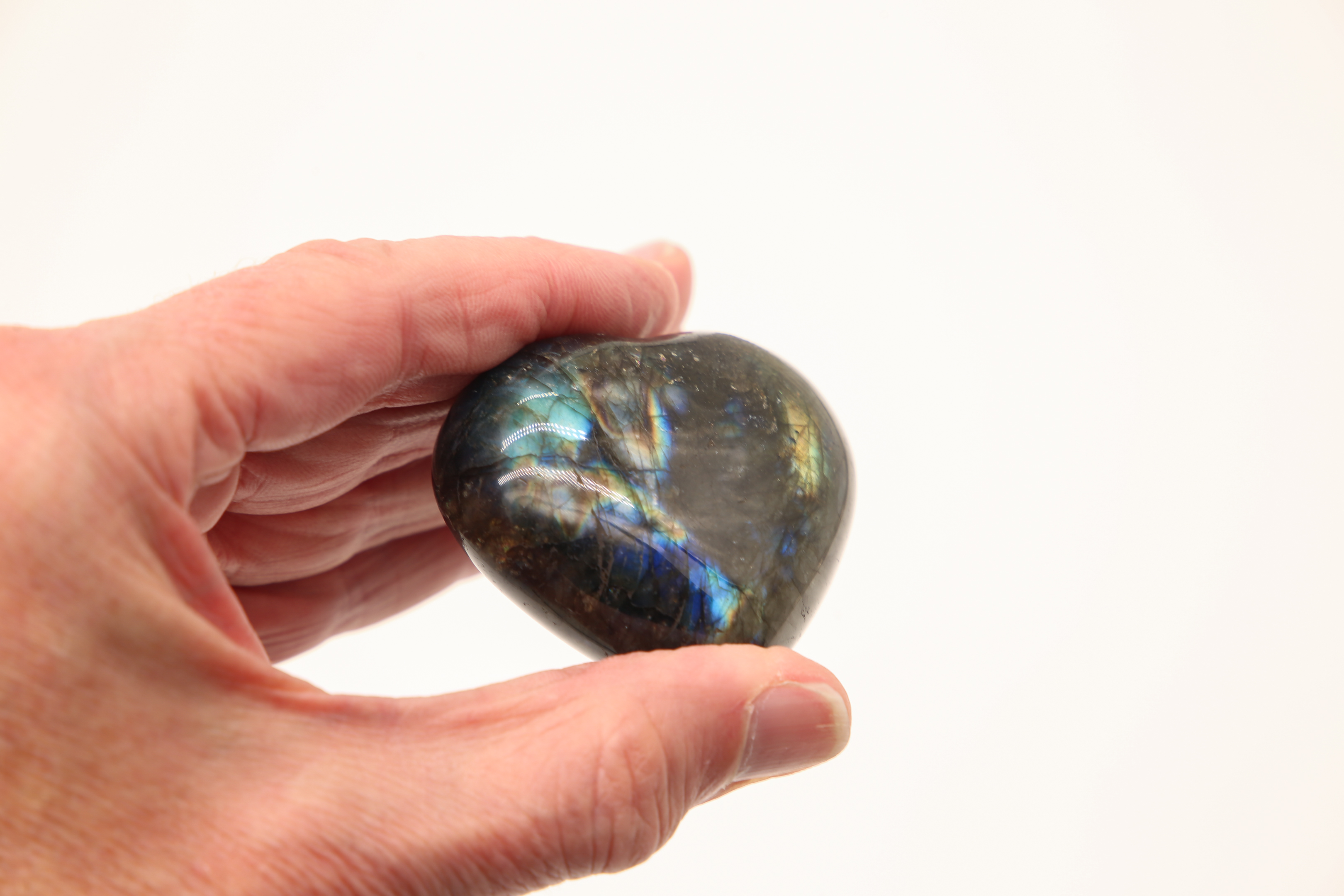 Small Labradorite Heart