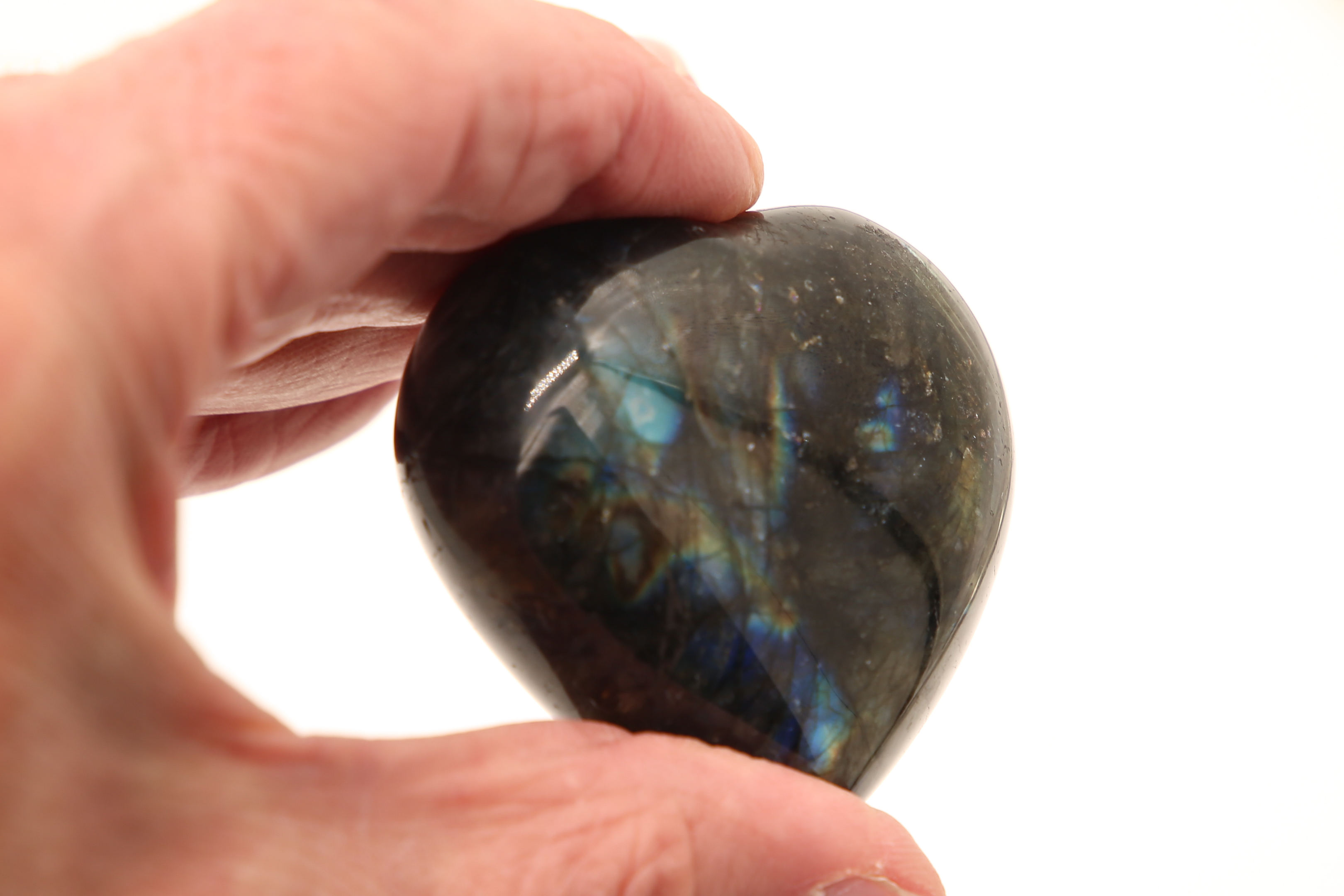 Small Labradorite Heart