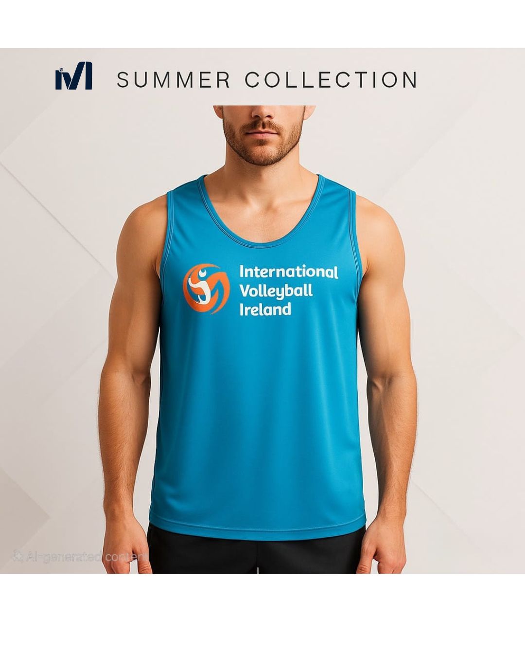 IVI Sky Blue Singlet (Men's & Women's)