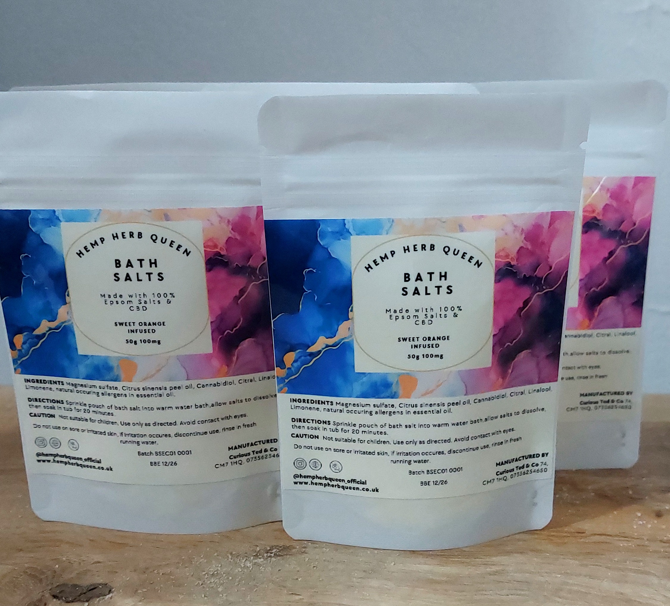 Hemp Herb Queen CBD Soaking Salts