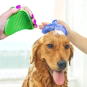Dog shampoo brush