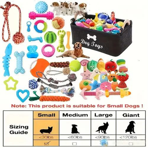 Suitable for Small dogs Assorted dog toys