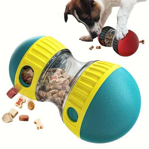 Rolling dog treat toy