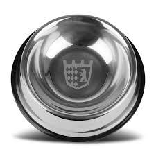 Stainless steel dog bowl