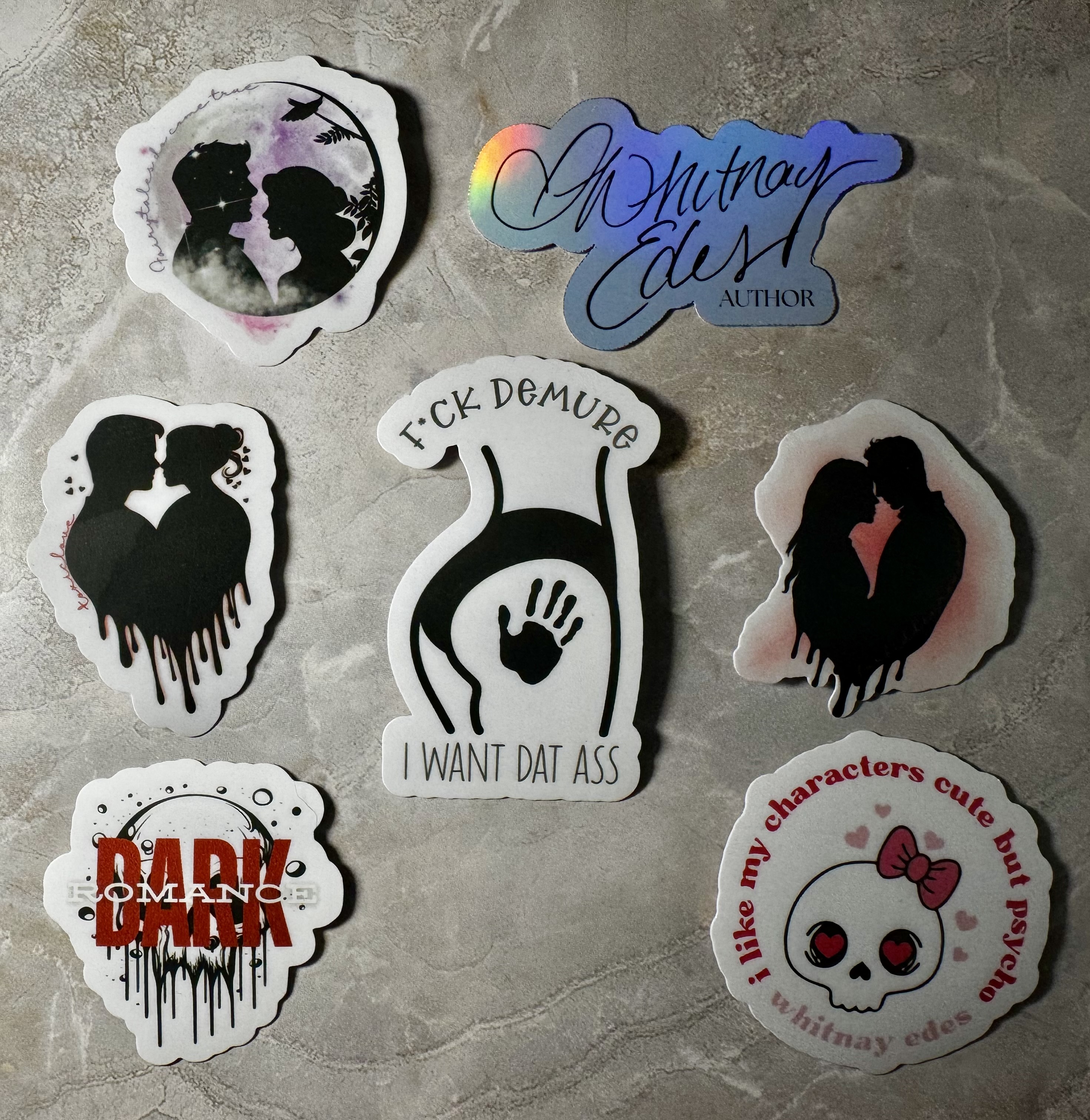 Whitnay Edes Author Stickers