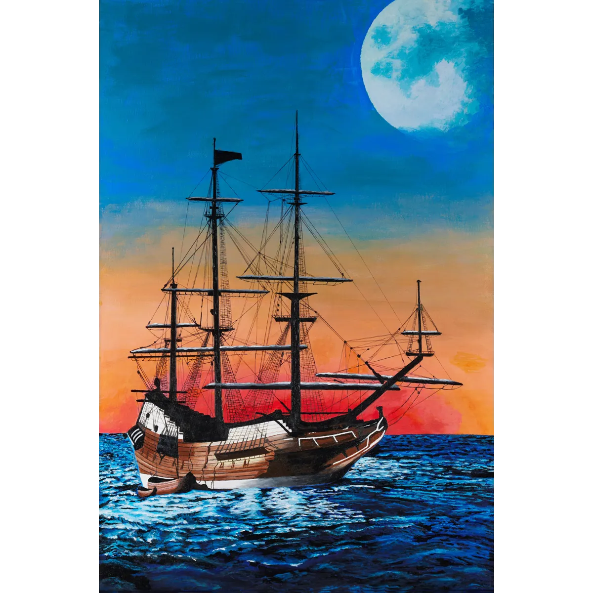 Blue Moon - 40" x 30"