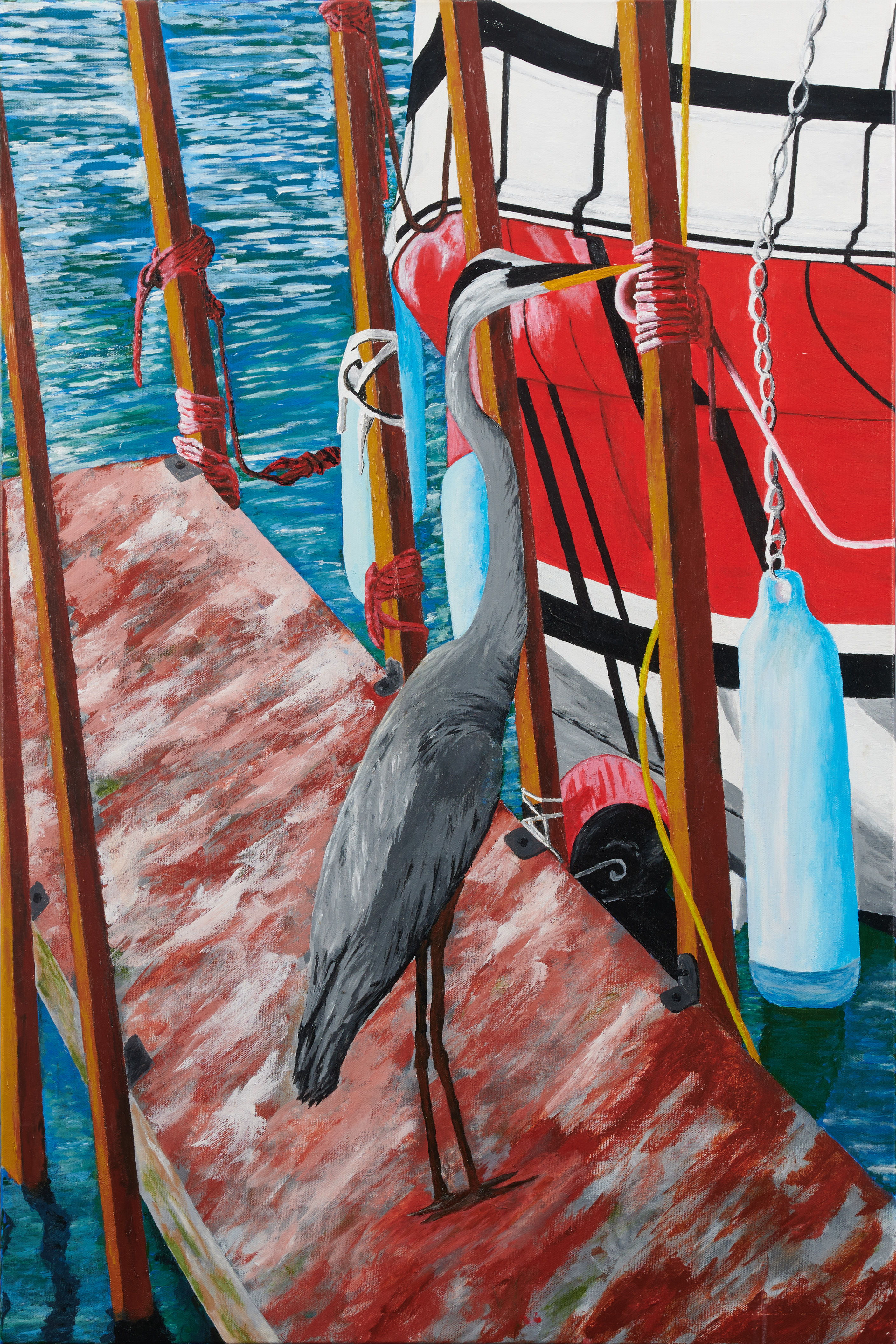 Bird of Prey - 36" x 24"