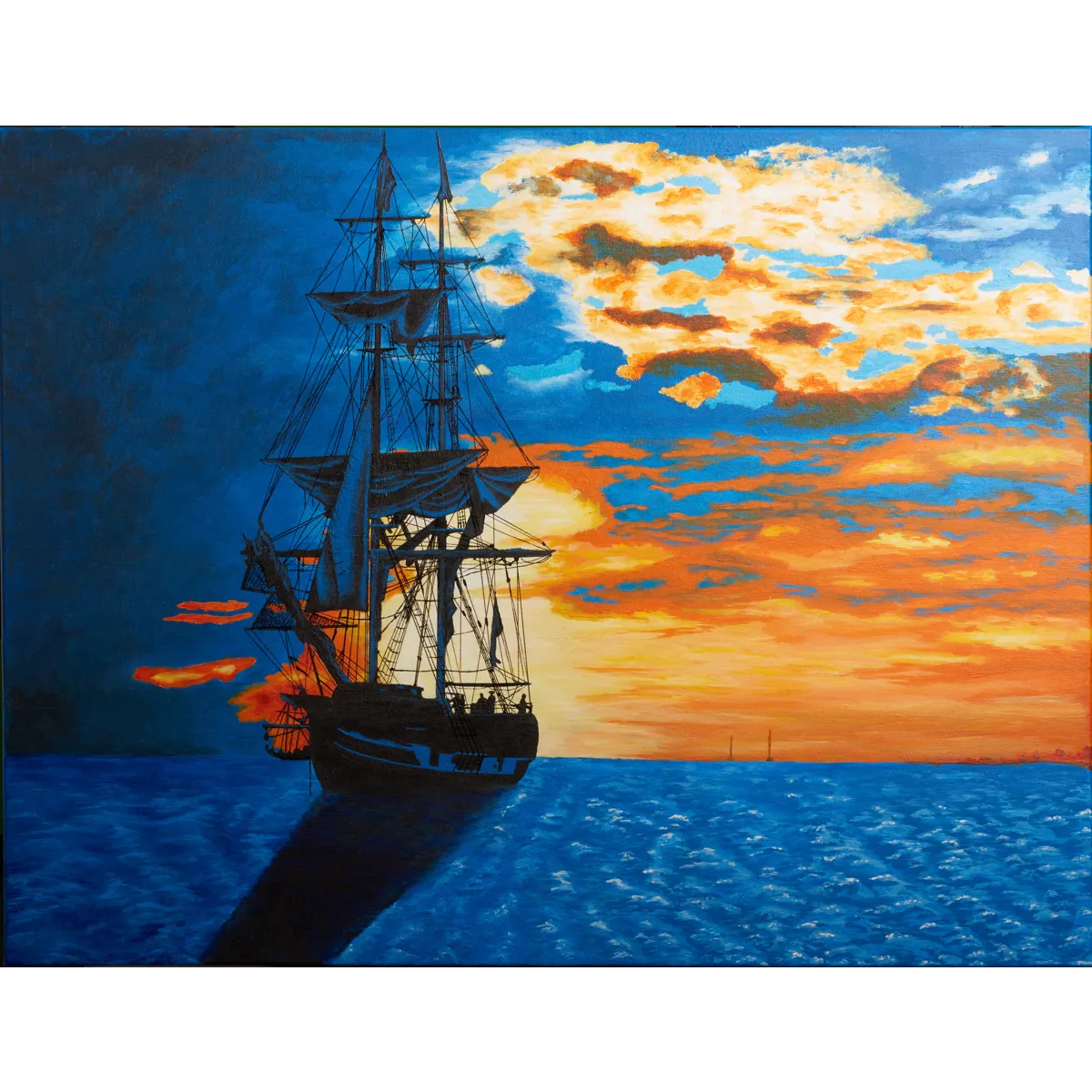 Sunset on Lake Erie - 16" x 20"