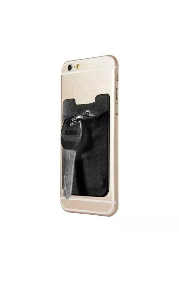 Cell Phone Credit Card ID Holder Wallet Stick On Pocket Sleeve