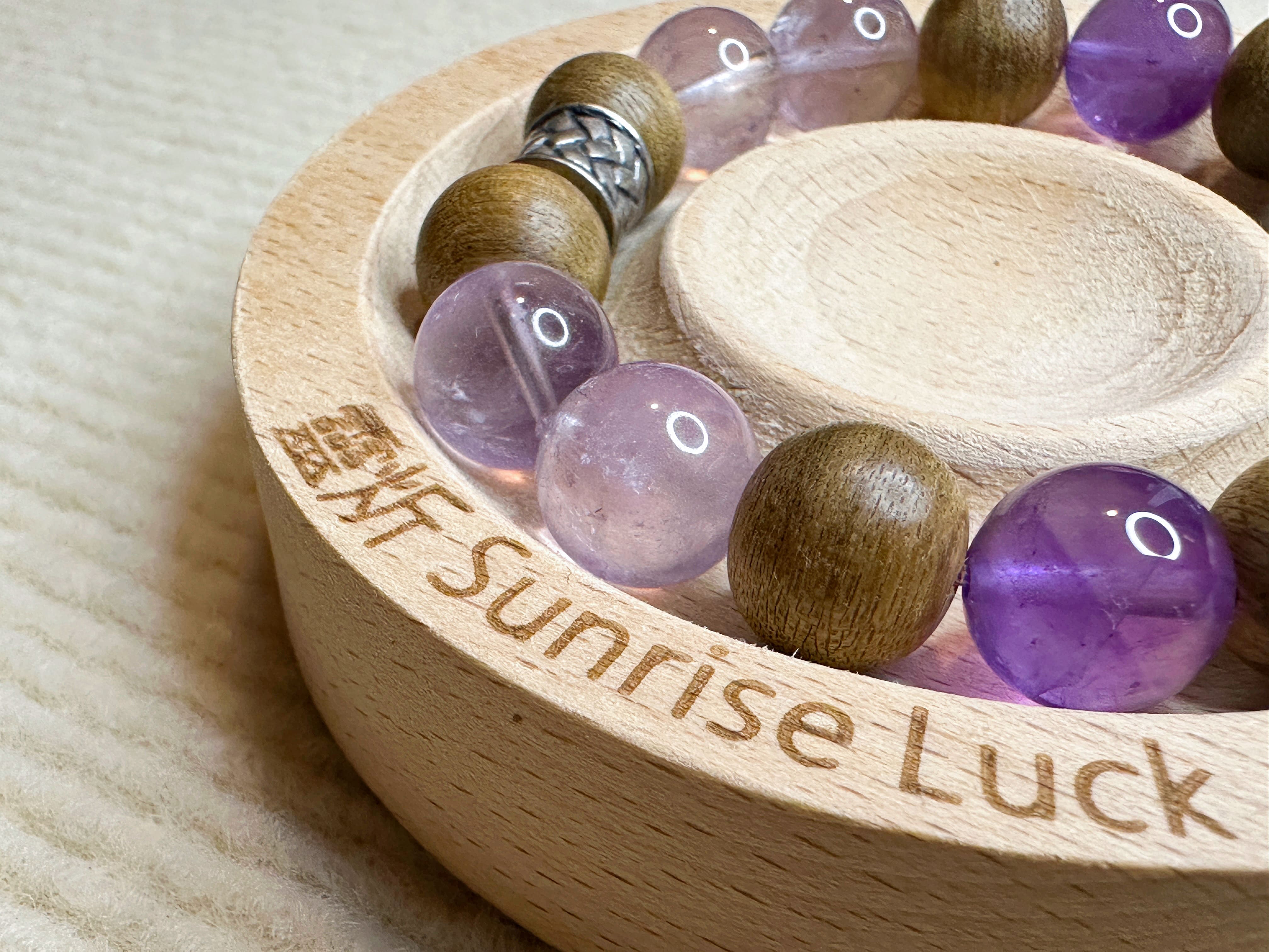 九紫靈木祈願手鏈 Nine Purple Spirit Wood Wishing Bracelet