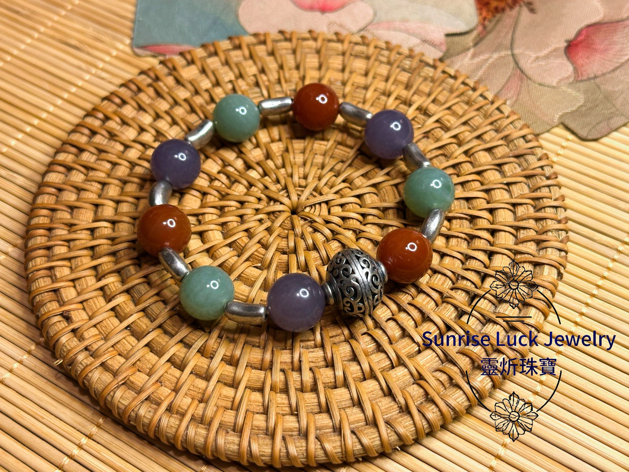 [Limited] Hetian Jade Multigem  Bracelet 和田玉多寶手串