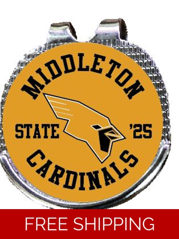 MIDDLETON GIRLS GOLF BALL MARKERS MIDDLETON GIRLS GOLF BALL MARKERS