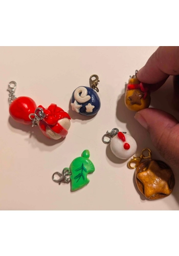 Animal Crossing-Inspired Charm Set – Handmade Miniatures