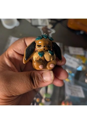 Sleepy Eevee Necklace