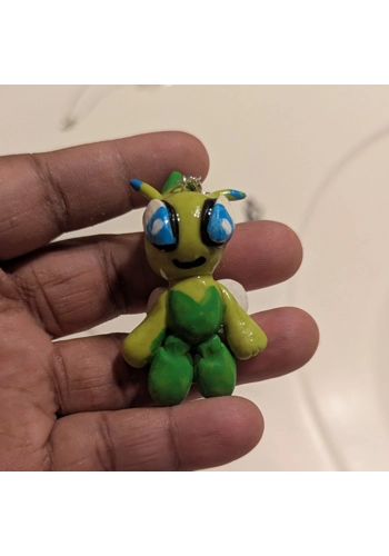 Celebi Necklace – Guardian of the Forest Charm