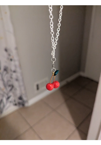 Handmade Cherry Pendant..