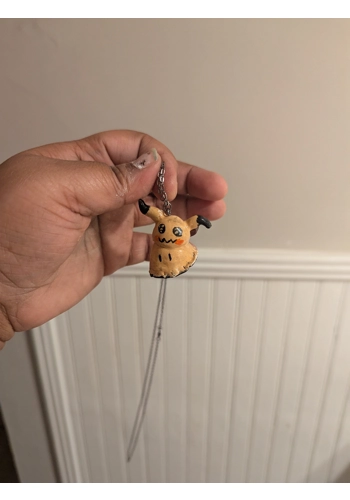Handmade Mimikyu Pendant Necklace – Adorably Spooky Pokémon-Inspired Jewelry