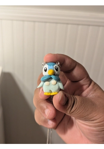 Handmade Piplup Pendant..