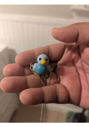 Handmade Blue Bird Necklace – A Touch of Nature & Charm