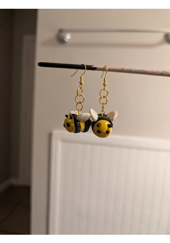 Handmade Bumblebee Earr..