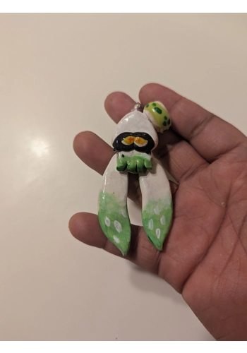 Handmade Splatoon Marie (Squid Form) Charm