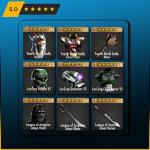 FOURTH WORLD + LEXCORP + LOA GEAR SET BUNDLE