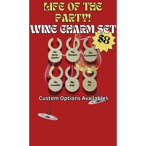 Life of the Party Wine Charm Set Life of the Party Wine Charm Set