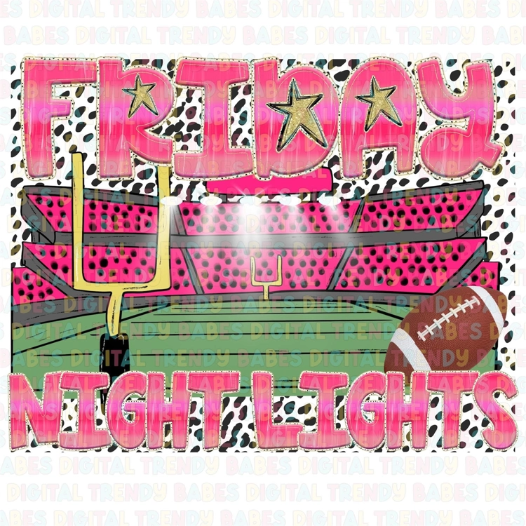 Pink Friday night lights