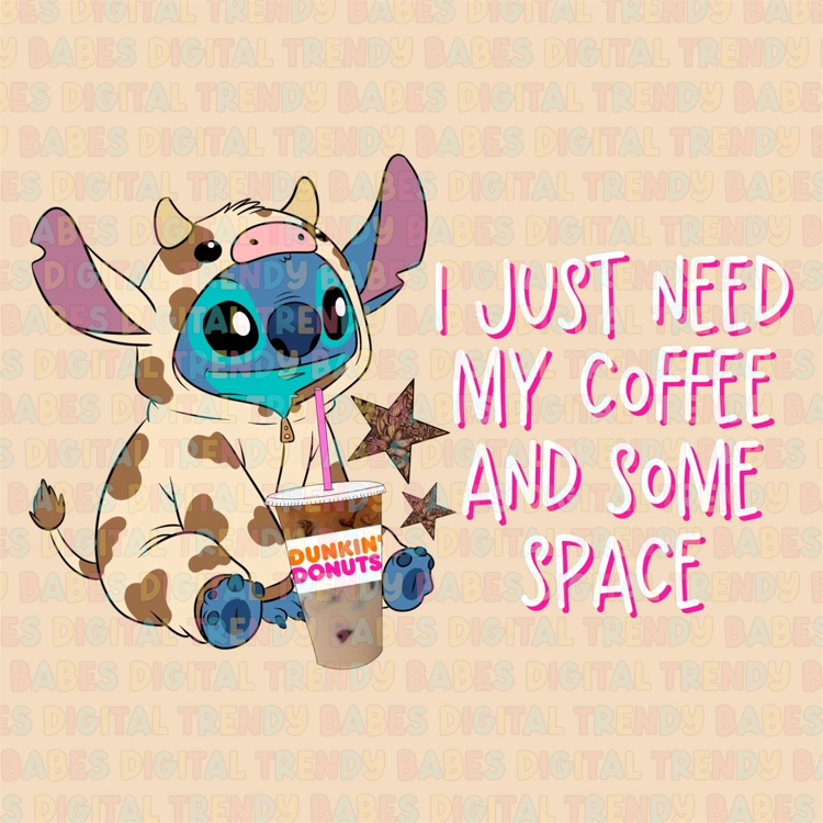 I just need my coffee and so..