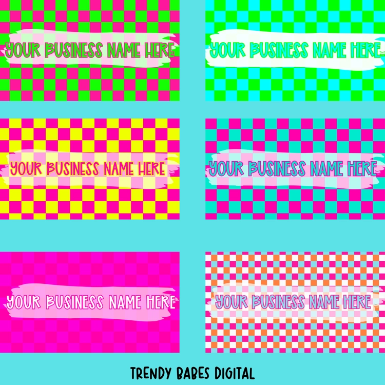 Neon check cover photos