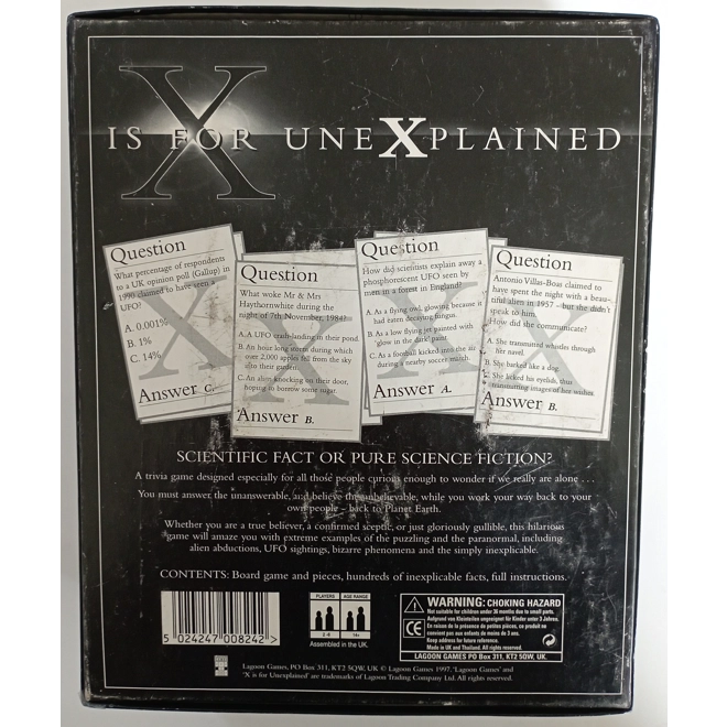 Additional Image for X Is For UneXplained  Trivia  Game