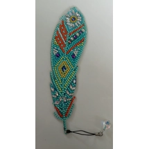 Acrylic Feather Shaped Bookm..